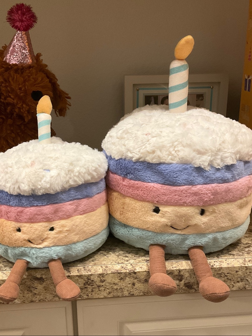 Jellycat Large Amuseables Rainbow Birthday Cake - Picture 5 of 5